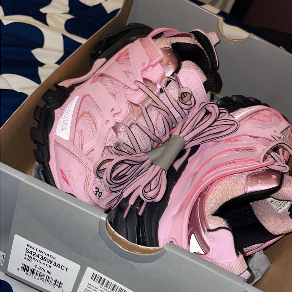 Balenciaga track sneakers PINK/BLACK